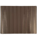A brown textured Elite Global Solutions melamine platter.