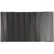 A black textured rectangular melamine platter.
