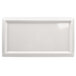 A white rectangular plate with a black textured surface and text reading "Elite Global Solutions"