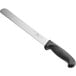 A Choice bread knife with a black handle.