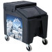 IRP 5075 Black Ice Caddy II 140 lb. Mobile Ice Bin / Beverage Merchandiser