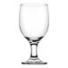 A clear glass goblet with a stem and a rounded bowl, designed to hold 11.5 ounces.