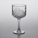 a close-up of a wine glass