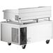 A Cooking Performance Group 48" chef base with wheels.