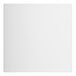 A white square Lancaster Table and Seating indoor table.