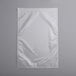 A clear plastic Choice vacuum packaging bag on a gray background.