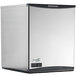 A white rectangular Scotsman Prodigy Plus water cooled ice machine with a black handle.