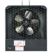 A King Electric industrial unit heater with a black metal grill.