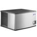 A stainless steel Manitowoc air cooled ice machine.