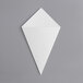 A white paper triangle.