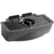 A black plastic container with a red button, the Narvon Drip Tray for SMM Series machines.