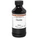 A bottle of LorAnn Oils Chocolate Super Strength Flavor liquid.