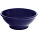 A blue bowl with a white background.