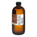 A 16 fl. oz. amber bottle of LorAnn Oils Almond Bakery Emulsion with a black cap and labeled ingredients.