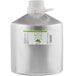 A large round silver container with a white label and a white cap containing LorAnn Oils All-Natural Key Lime Super Strength Flavor.