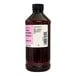 A close-up of a 16 fl. oz. bottle of LorAnn Princess Cake and Cookie Bakery Emulsion with a pink and black label.