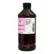 A bottle of LorAnn Oils Rum Bakery Emulsion with a pink and white label.