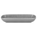 A RAK Porcelain grey rectangular dish with a speckled surface.