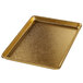 Chicago Metallic 40940 Gold 9 1/2 inch x 13 inch Bakery Display Tray