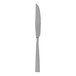 A Fortessa Spada stainless steel steak knife with a solid handle.