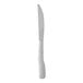 A Fortessa stainless steel table knife with a textured handle.