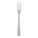 A Fortessa stainless steel table fork with a textured silver handle.