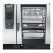 A Rational iCombi Classic industrial oven with a glass door open.