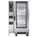 A large silver Rational iCombi Classic Combi Oven with a glass door.