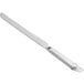 A silver Choice serrated knife with a stainless steel handle.