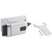 A silver and black Sloan EBV500A sensor retrofit kit with a screwdriver.