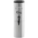 A silver and black Choice 5 gallon iced tea dispenser.