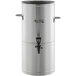 An Avantco stainless steel container with a black handle.