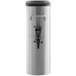 An Avantco silver and black iced tea dispenser on a counter.