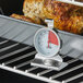 A CDN HOT1 ProAccurate hot holding thermometer on a rack.
