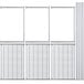A Regency chrome wire rack with 3 shelves and metal rods.