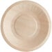 A TreeVive by EcoChoice wooden plate on a white background.