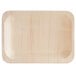 A TreeVive by EcoChoice wooden rectangular plate.