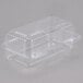 A Dart clear plastic container with a lid.