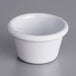 a white plastic container with a white rim