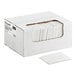 A white box of Choice medium-duty foodservice wipers.