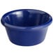 An Acopa blue melamine ramekin.