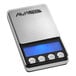 An AvaWeigh digital portion scale on a counter.