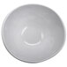 A white irregular melamine bowl.
