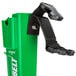 A green plastic Unger belt holder with black straps.