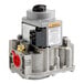 A grey metal Main Street Equipment safety valve with a black cover and red button.