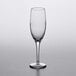 A close up of a Pasabahce Moda clear wine glass.