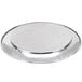 An American Metalcraft hammered stainless steel round tray.