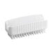 A Carlisle Sparta hand and nail brush with white polypropylene bristles.