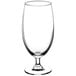 An Acopa stemmed Pilsner glass with a clear base.