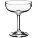 An Acopa Coupe cocktail glass with a stem.